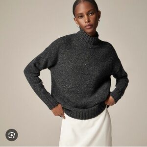 J. Crew Charcoal Turtleneck Sweater